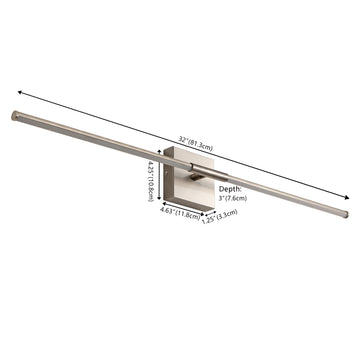 Makena Modern Minimalist Dimmable Integrated LED Metal Wall Sconce